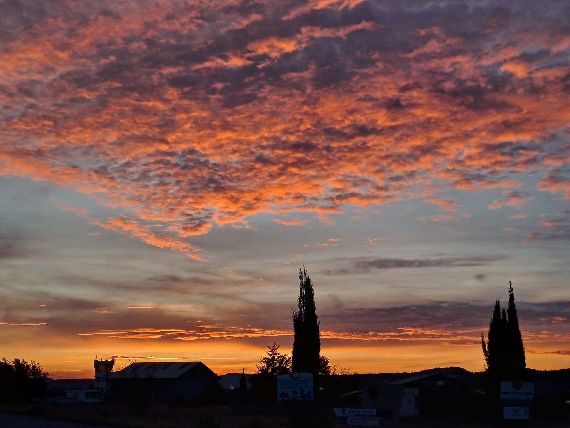 Sunset in Vinon